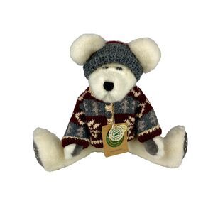 Boyds Bears Tomba Bearski White Plush 14" Retired Archive Collection 912620 NOS